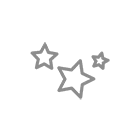 Estrellas flotando en el cielo